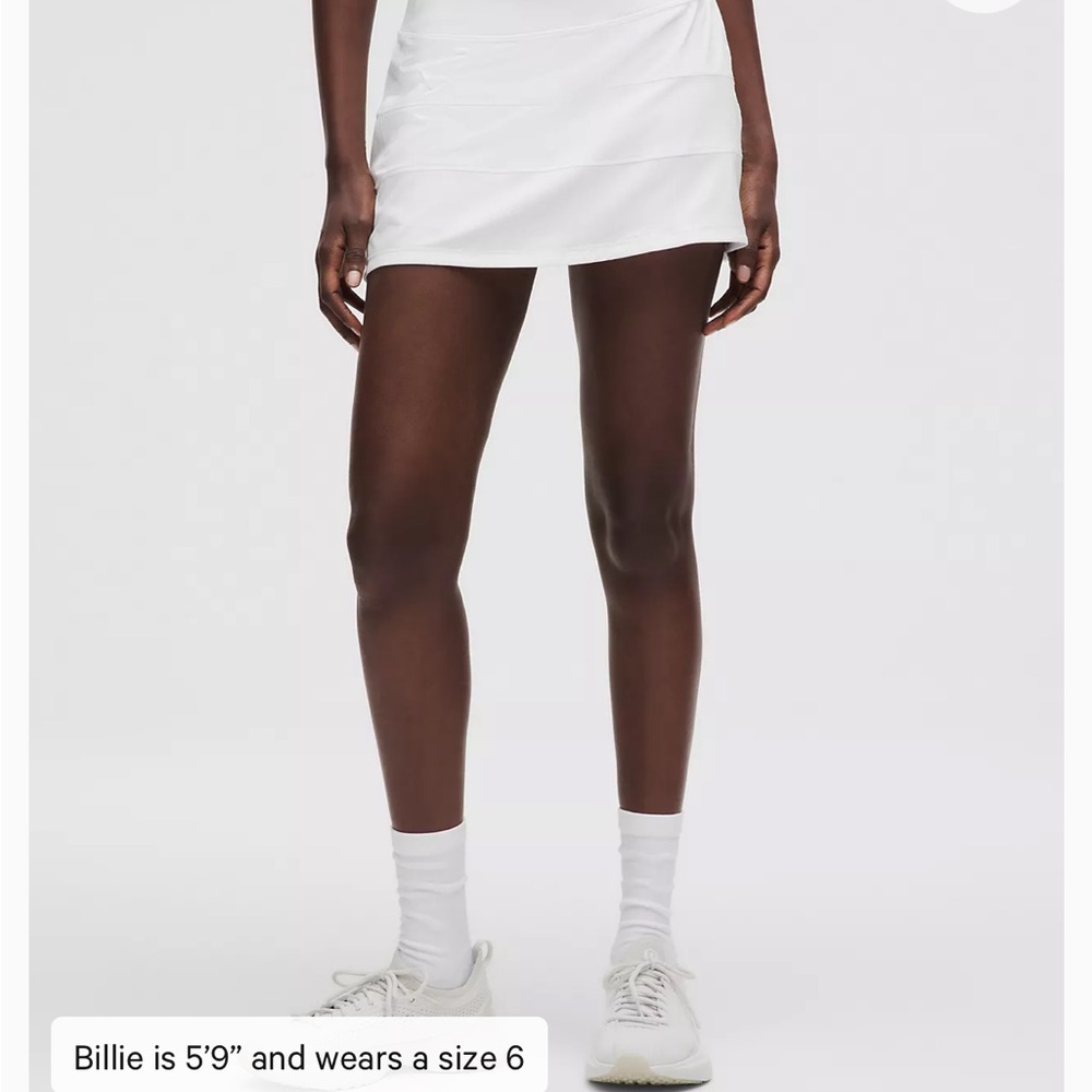 lululemon athletica White Skirt pace rival regular length